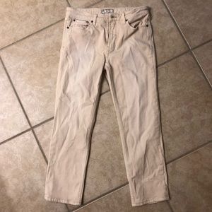 Free People Cropped Straight-Leg Jeans